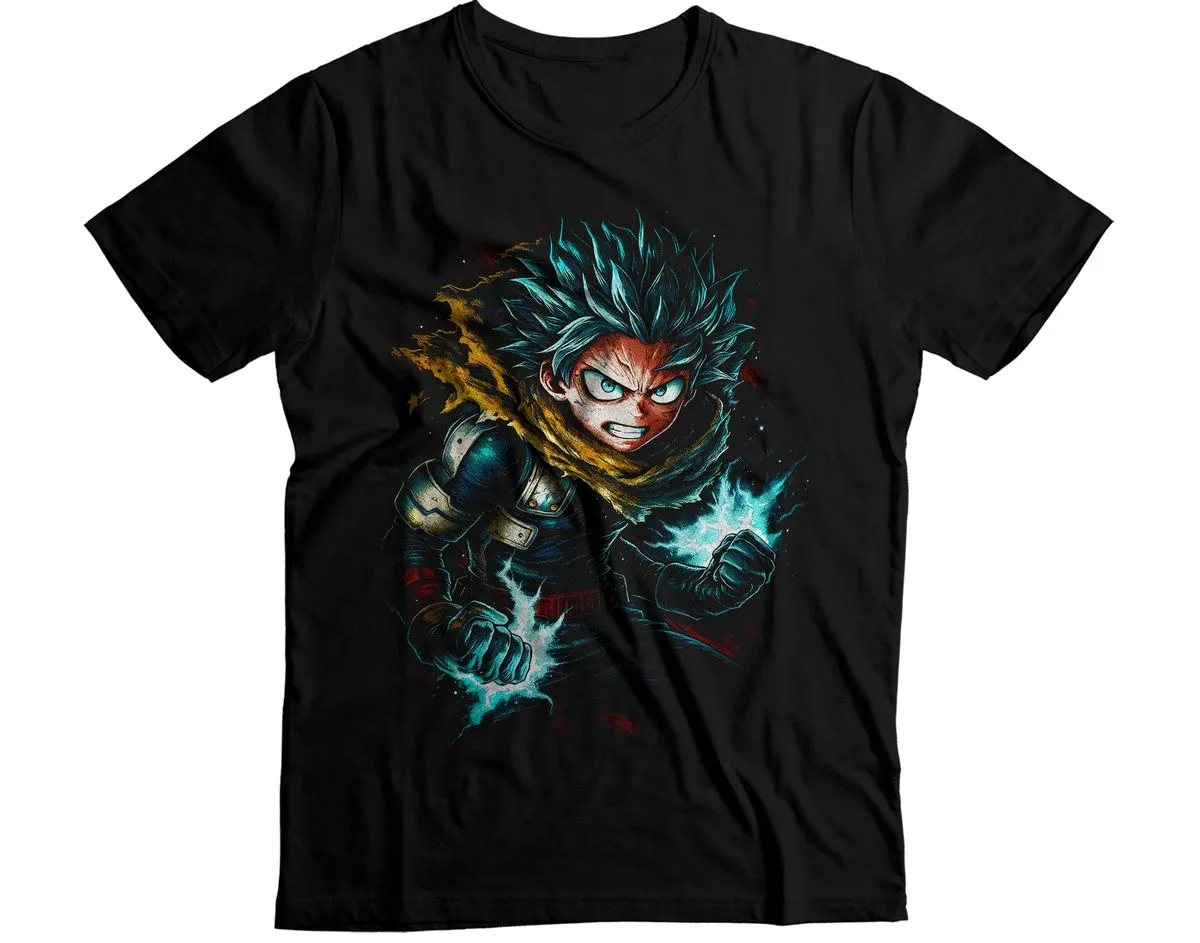 Izuku Midoriya Deku Full Cowl My Hero Academia Graphic T-Shirt