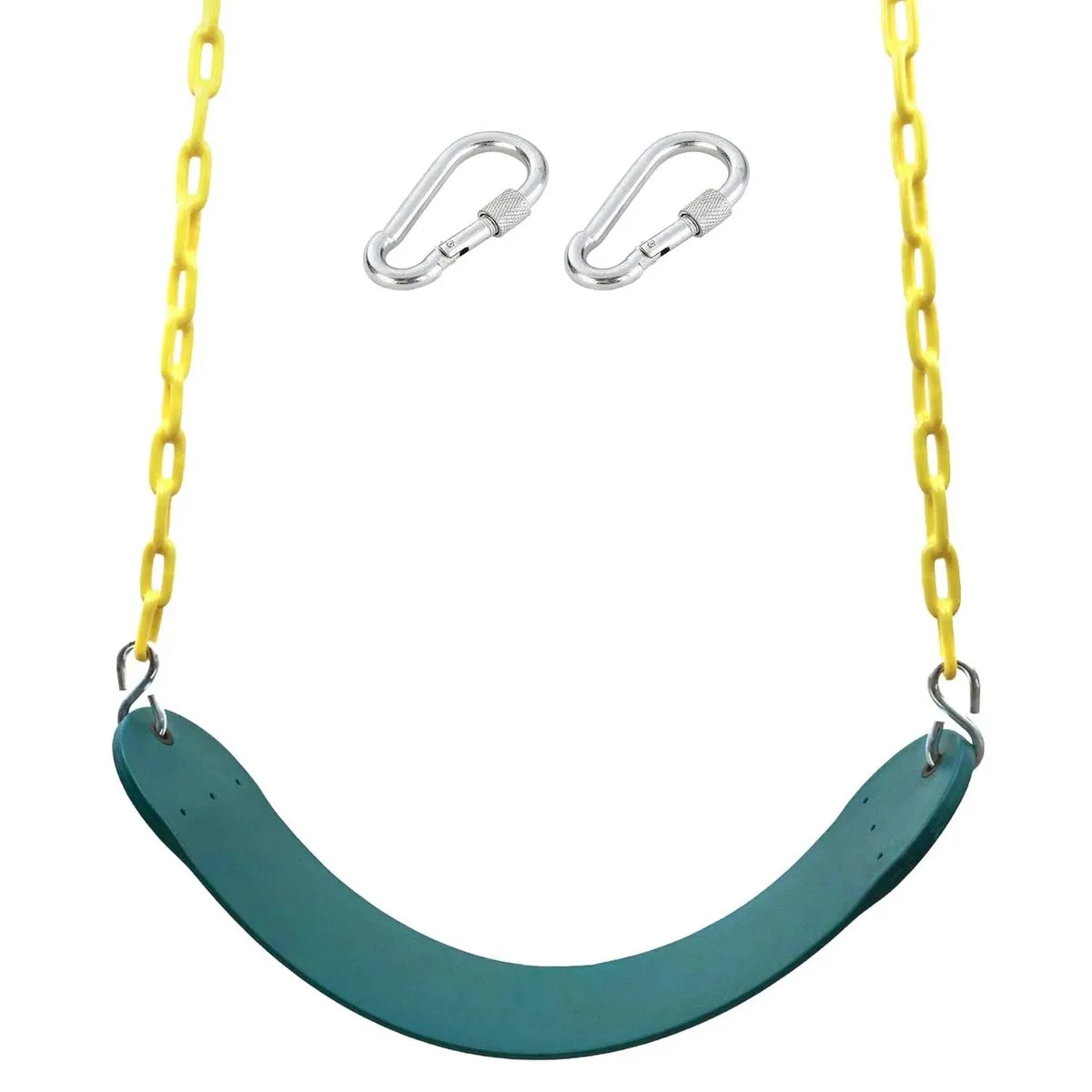 Swing Seat Playground Swing Seat Replacement & Carabiners For Easy Install