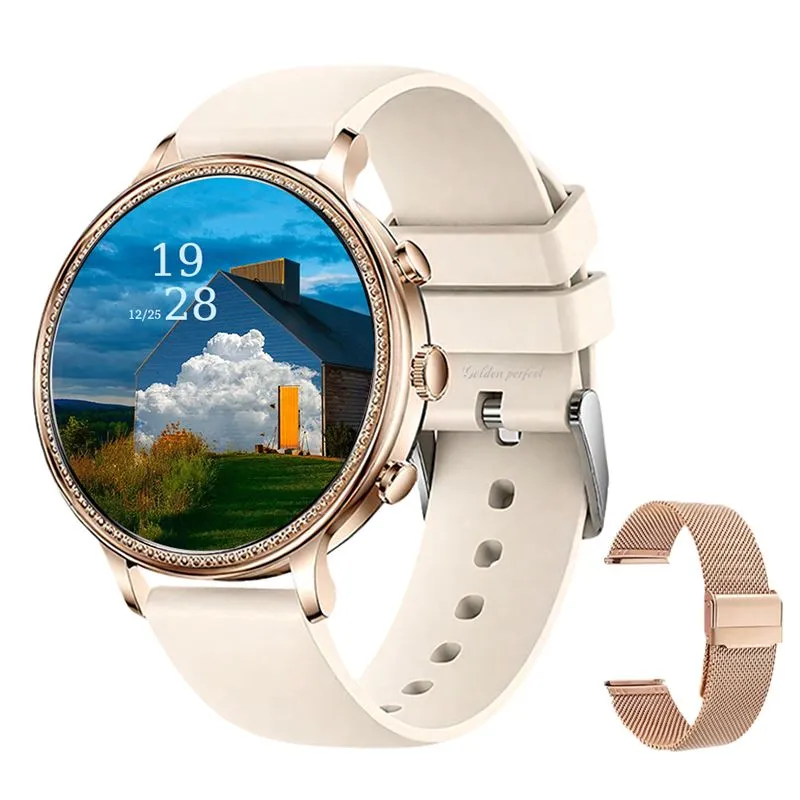 Golden Perfect Women's Activity Tracker Watch-Sleep Monitor & Smart Alerts