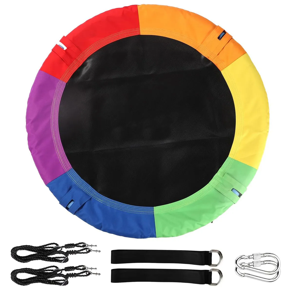40 Inch Saucer Tree Swing Round Outdoor Swing for Kids Adults Backyard