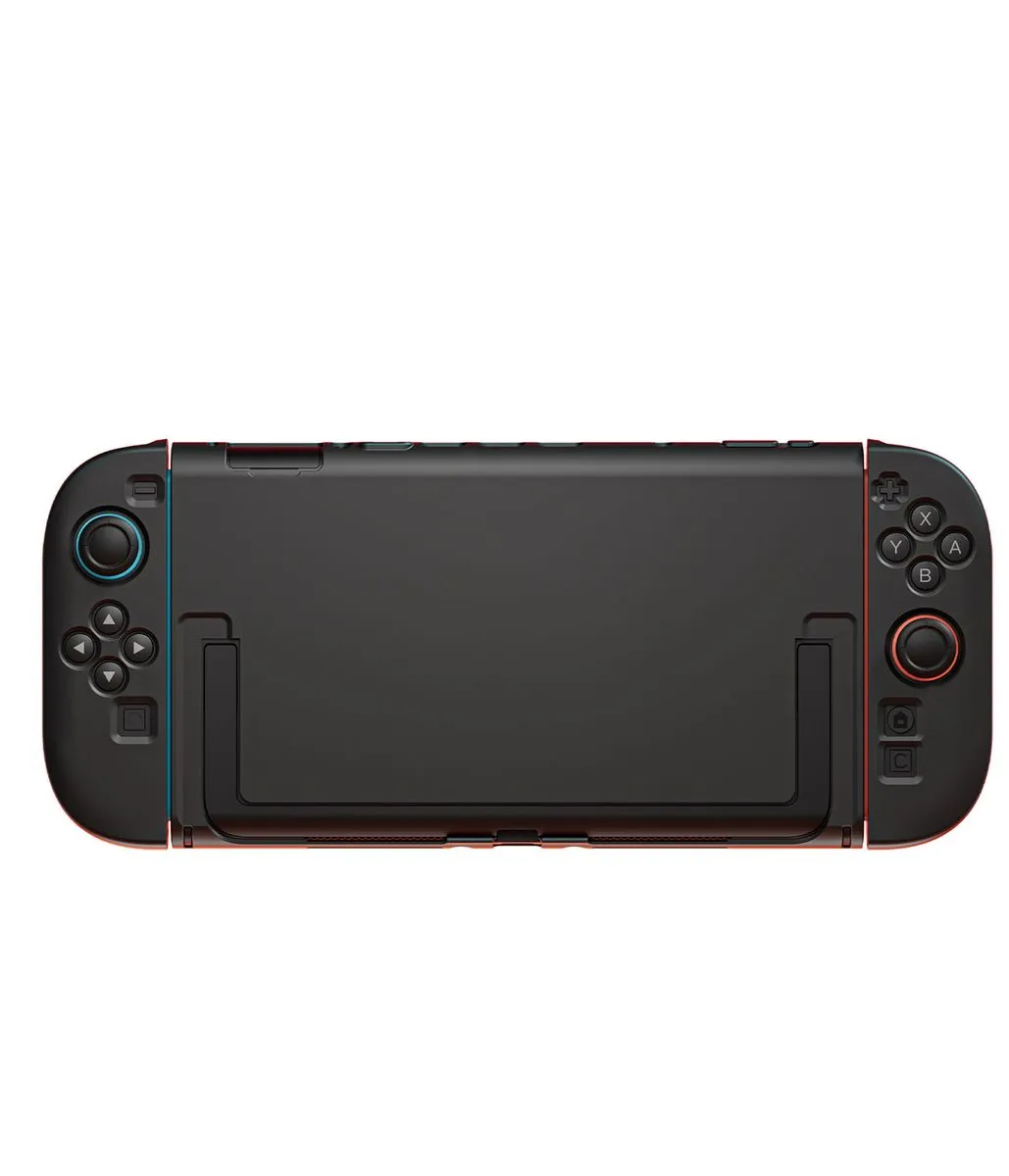Dockable Case Compatible with Nintendo Switch 2 2025, Slim Shockproof Cover - Black