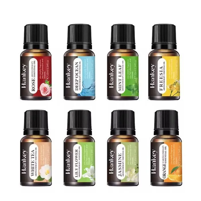 Hankey Set of 8 Essential Oils Aroma Therapy Essential Oils