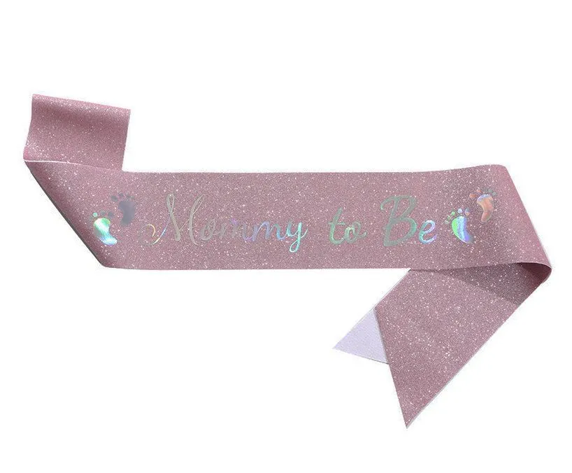 Mommy To Be Baby Shower Sash - Pink
