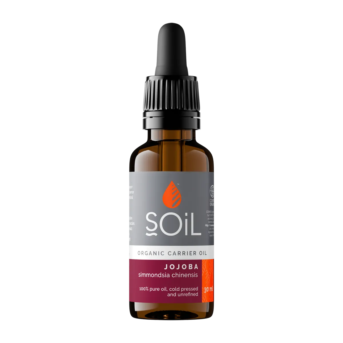 SOiL Organic Jojoba Oil 30ml (Simmondsia Chenensis)