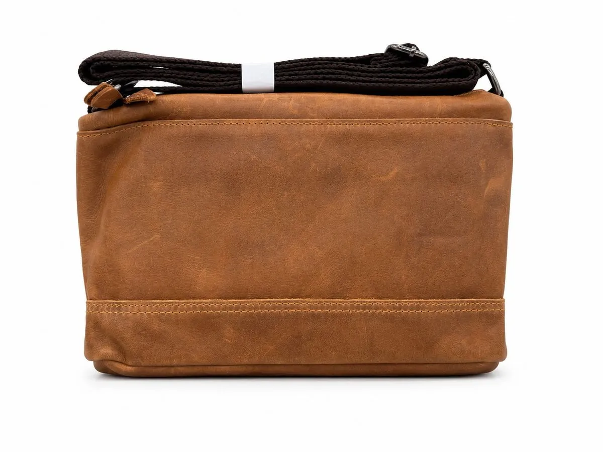 Men's Leather Side Bag,Crossbody-X-4412#-Yellow
