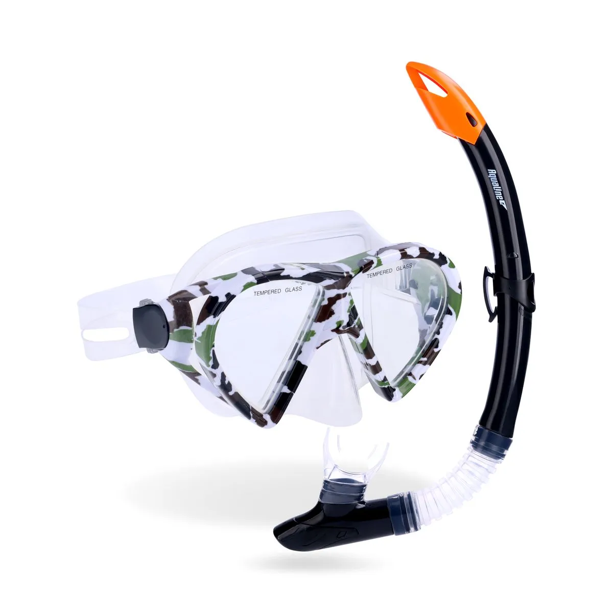 Aqualine Camo Silicone Combo Set - Green/White