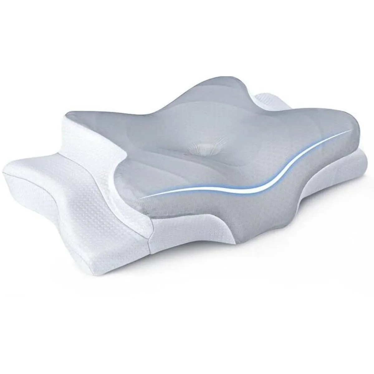 Ergonomic Cervical Memory Foam Pillow for Neck Support