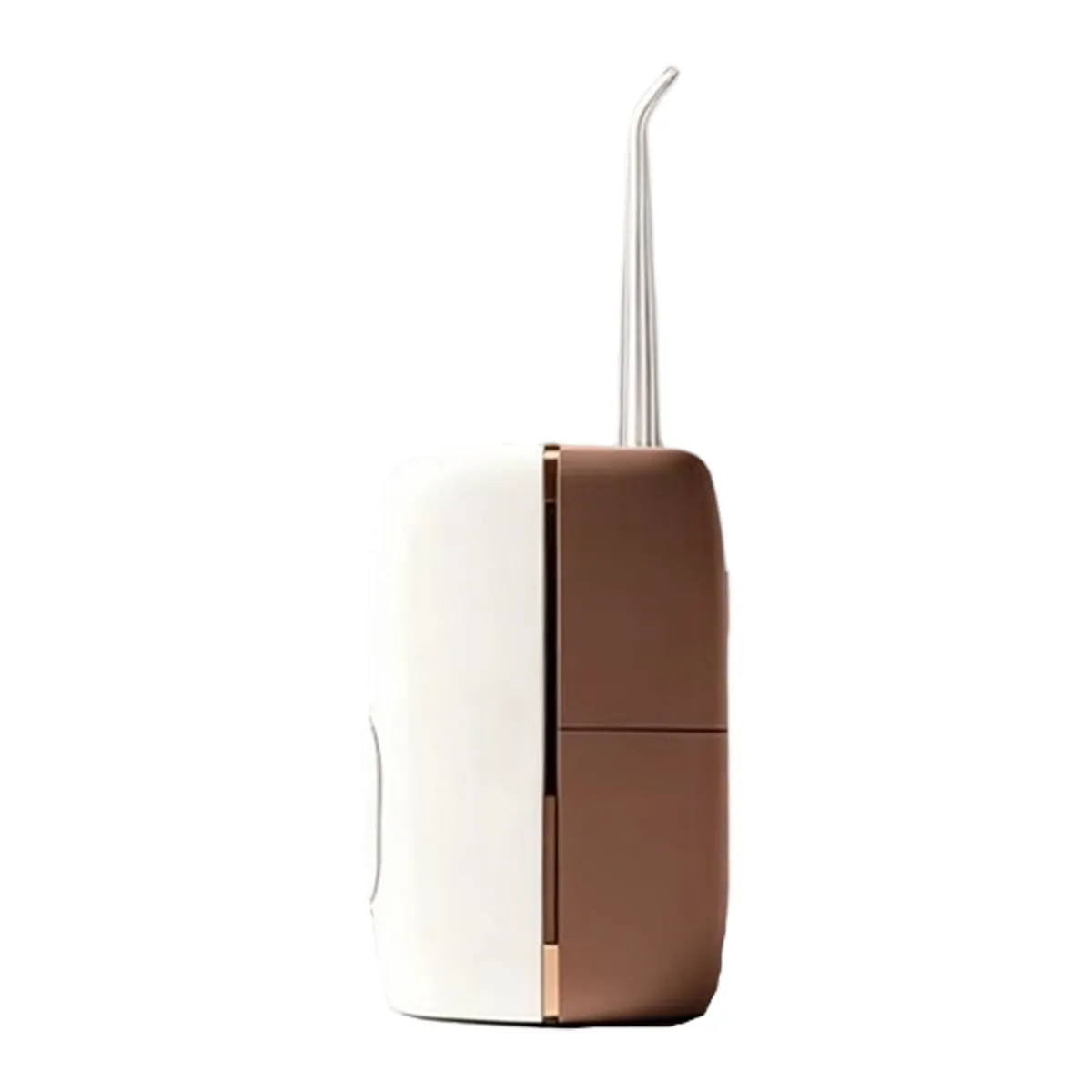 Portable Water Flosser, Dental Irrigator, Scaler, Rechargeable with 4 Modes - Brown