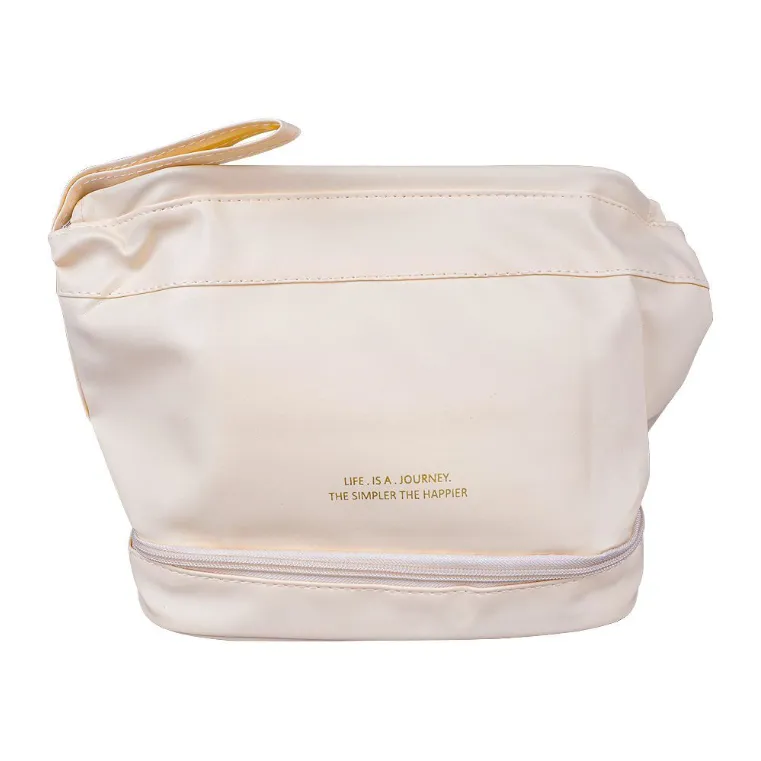 Cloud style Cosmetics Bag Portable Travel Toiletry Bag White
