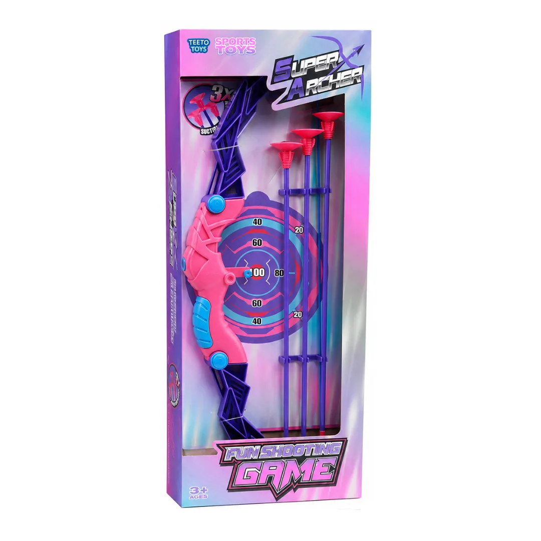 Kids Archery Bow & Arrow Target Set - Toys for Girls