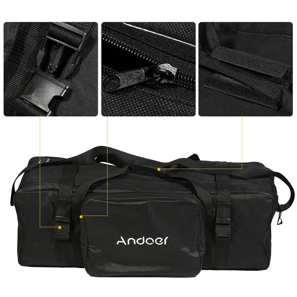 Andoer 74x24x25cm Studio Light Kit Carrying Bag compatible with Equipment