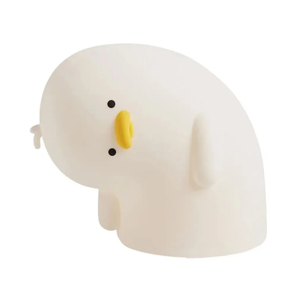 Why Duck Dimmable Silicone Night Light Rechargeable Lamp with Timer