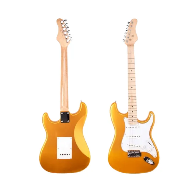 Smiger L-G2 ST Metalic Finish Electric guitar - Metalic Gold