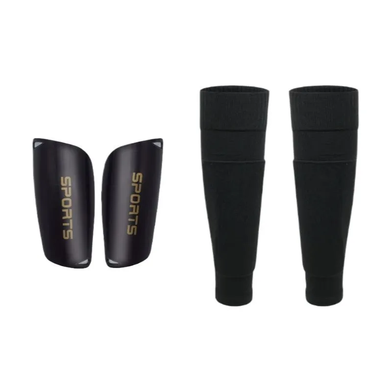 Kids Soccer Sock Covers with Pocket Design,Kids Soccer Shin Guards,Black