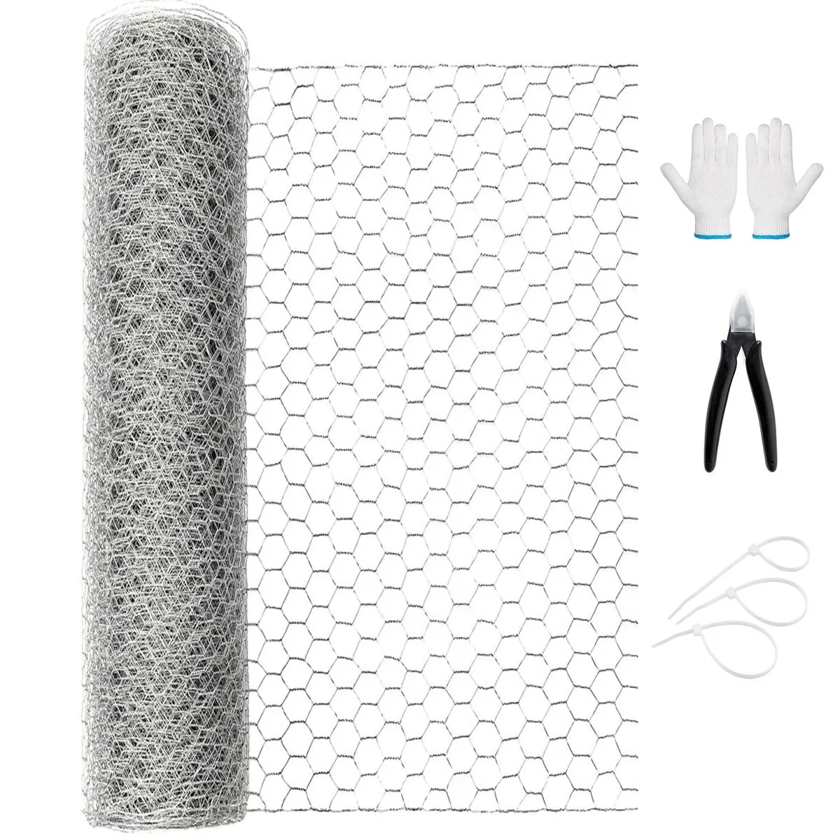 Wire Netting 60CM x 10M, Multi-purpose Galvanized Wire Mesh