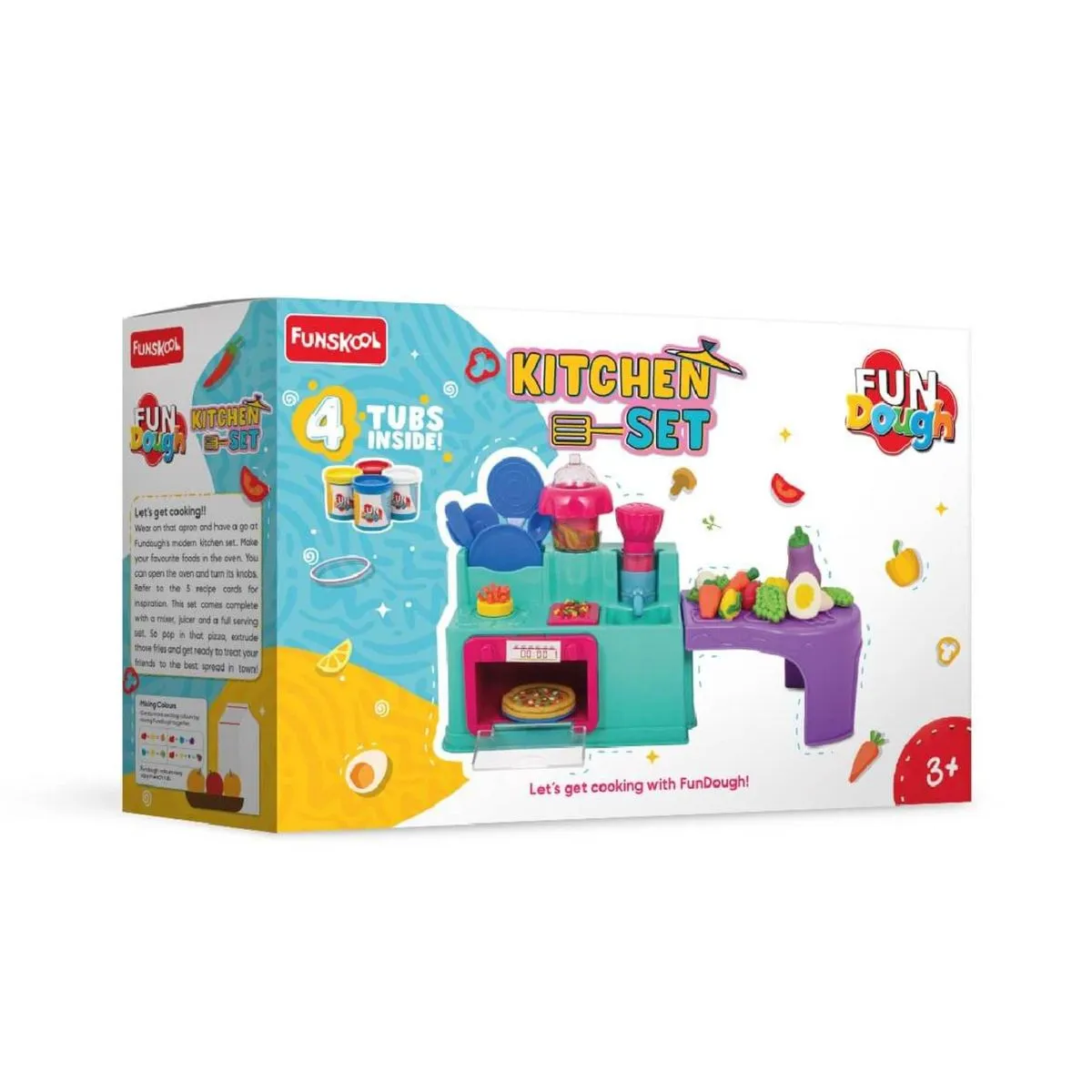 Funskool Fundough Kitchen Set - Creative Role-Play Dough Kit