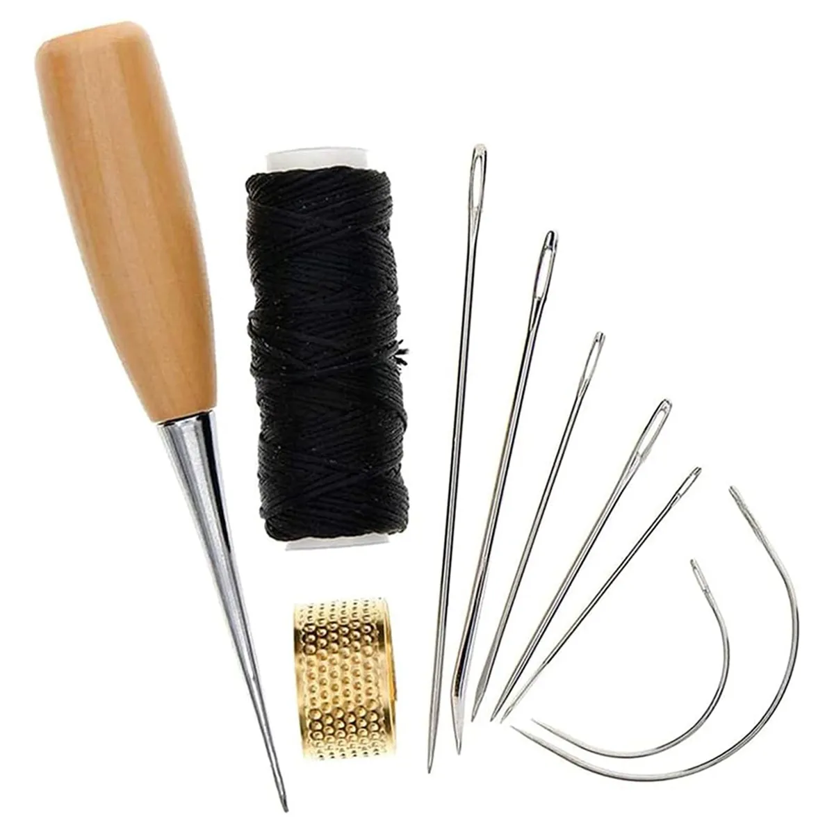 1 Set Sewing Needle Awl Leather Craft Sewing Accessories