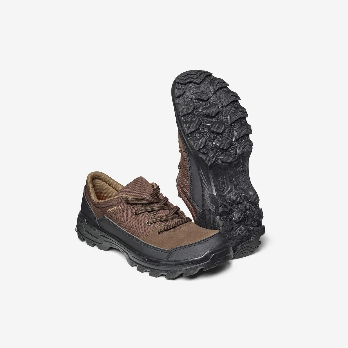 Solognac Breathable Hunting Shoes Crosshunt 100 Low - Brown