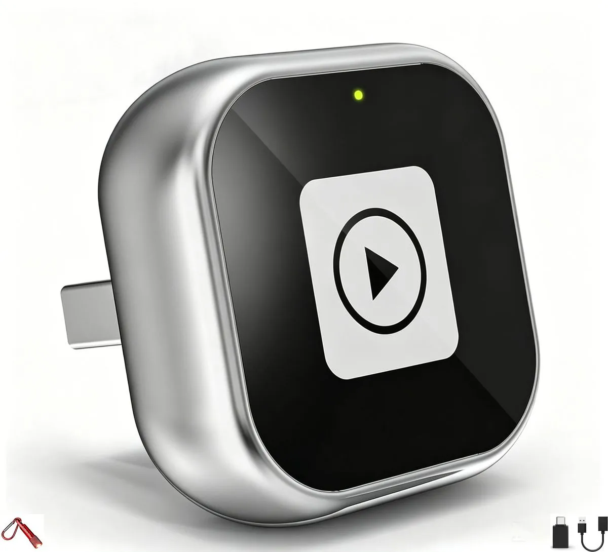 2-in-1 Wireless CarPlay and Android Auto Adapter