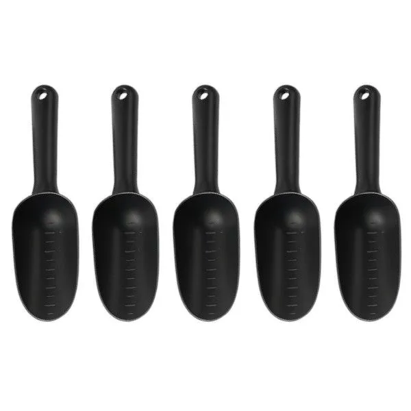 5 Pack - Garden Spades With Ergonomic Handle - Black