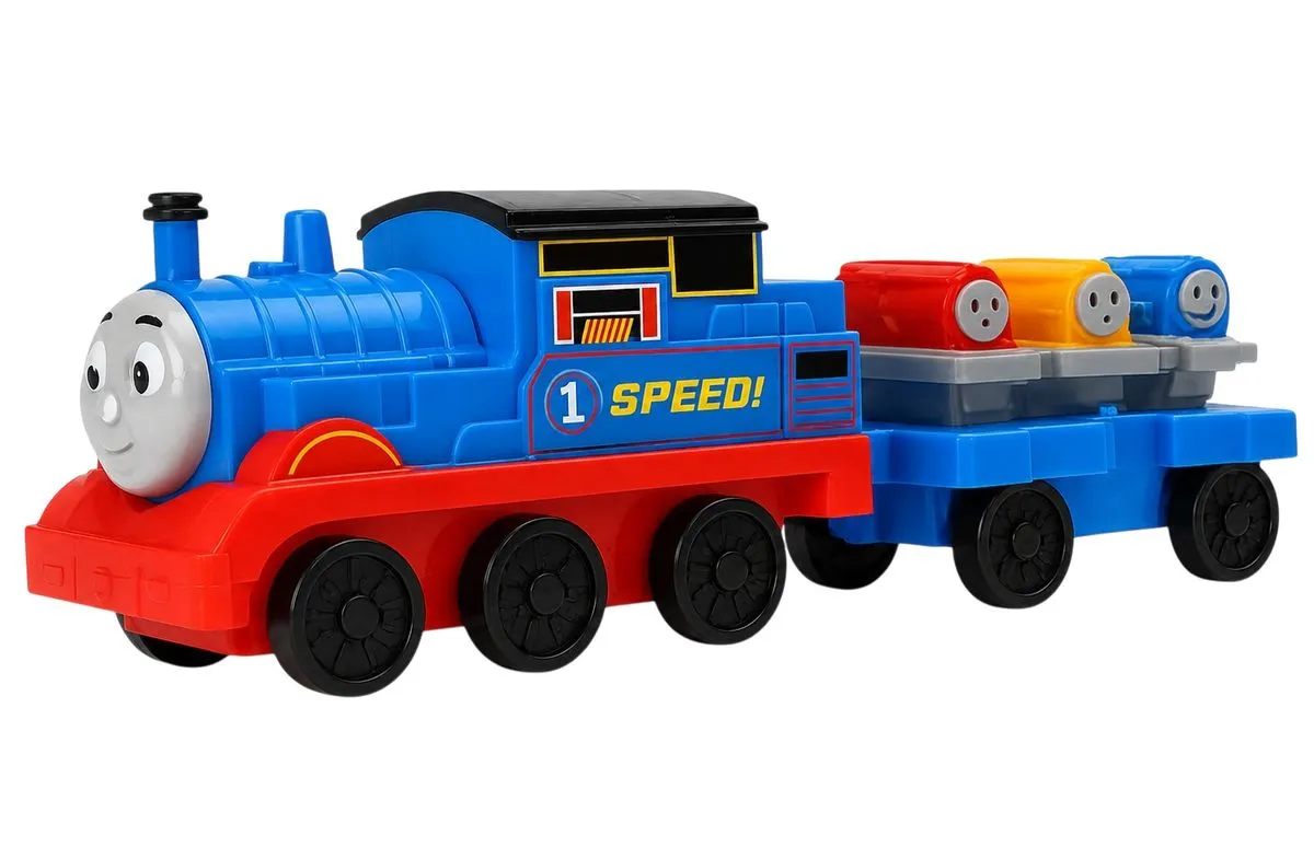Kids Toy Train Set with Cargo Wagon