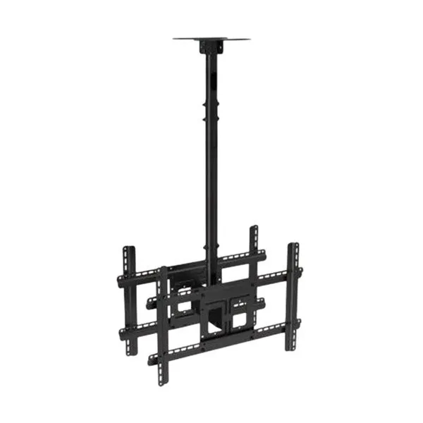 Black 32 To 65 Back-to-Back Ceiling TV Mount