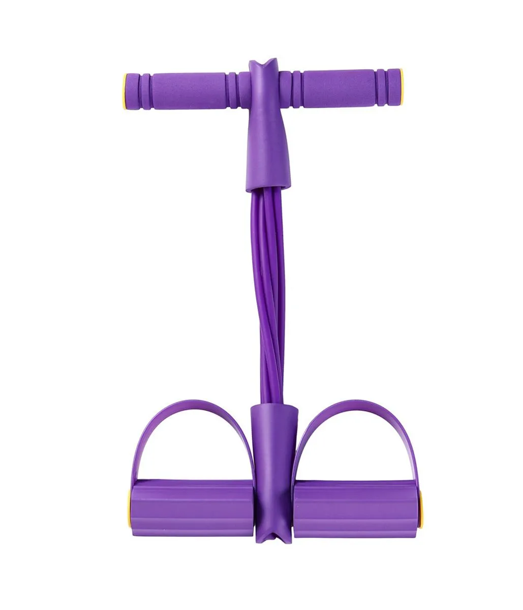 Pedal Puller, Yoga Pedal Pulling Belt Fitness Equipment-Purple