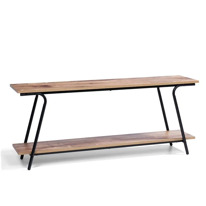 Console Table, 2-Tier Sofa Tables, 47.3" TV stand - 120x30x50cm