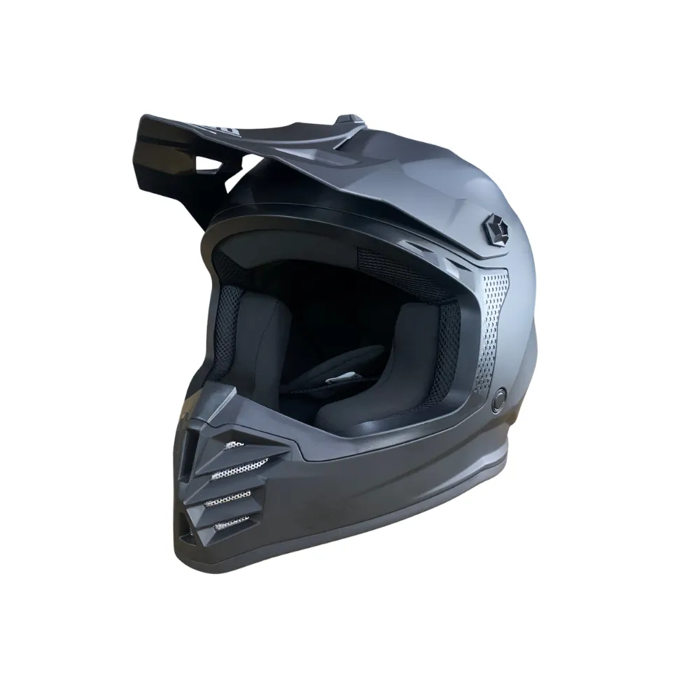 Faseed FS-618 Kids Matt Black Helmet - XL