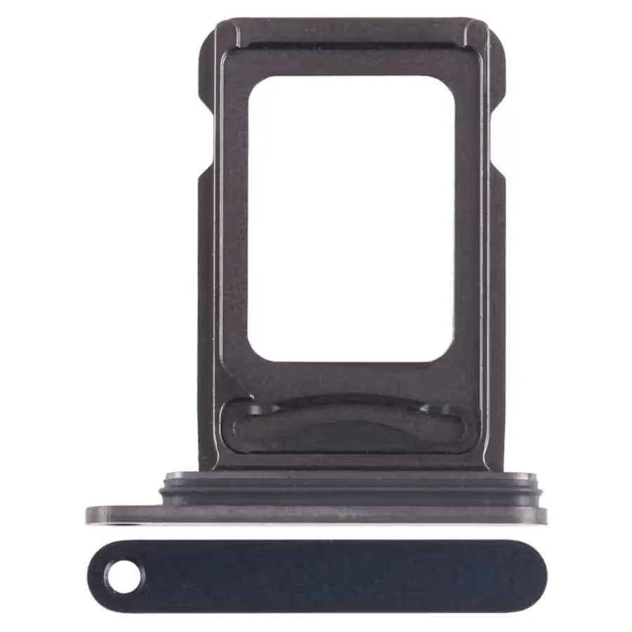SIM Card Tray Replacement Compatible with iPhone 15 Pro Max - Black