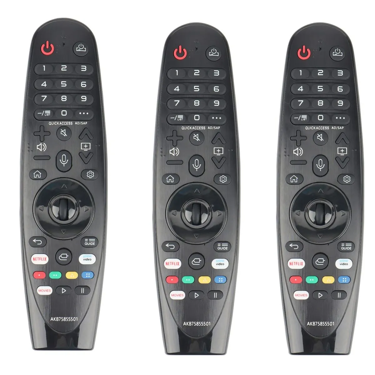 3X Universal Remote Control Compatible with LG Tv An-Mr20Ga Without Usb Receiver