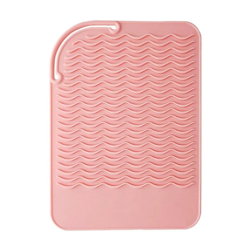 Nordik Beauty Heat-Resistant Silicone Mat & Cover for Hair Styling Tools - Pink