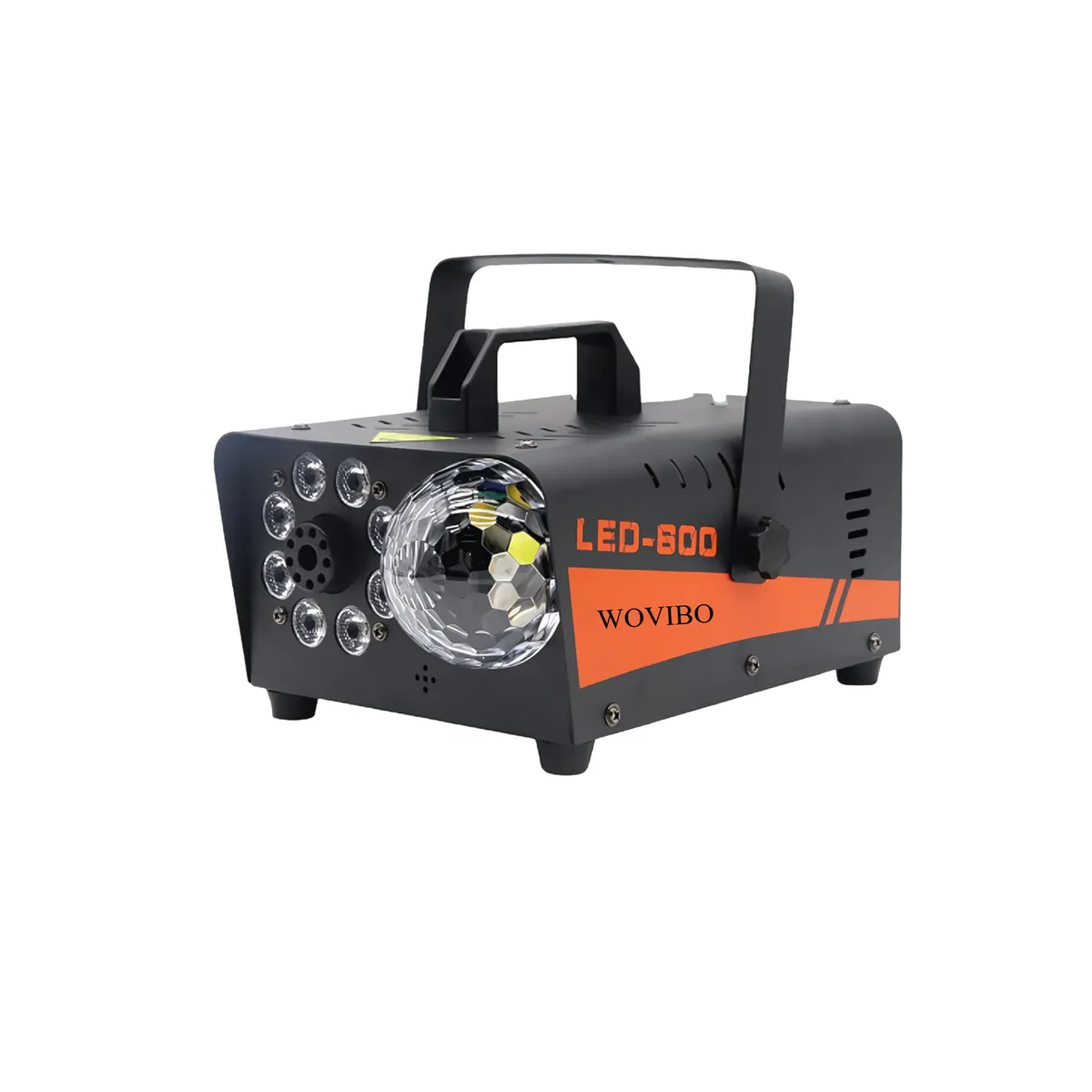 WOVIBO Fog Machine, Smoke Machine Fog with Disco Ball Lights