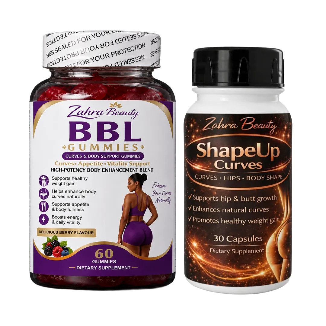 BBL Gummies and ShapeUp Curves Capsules- Big Butt/Hips