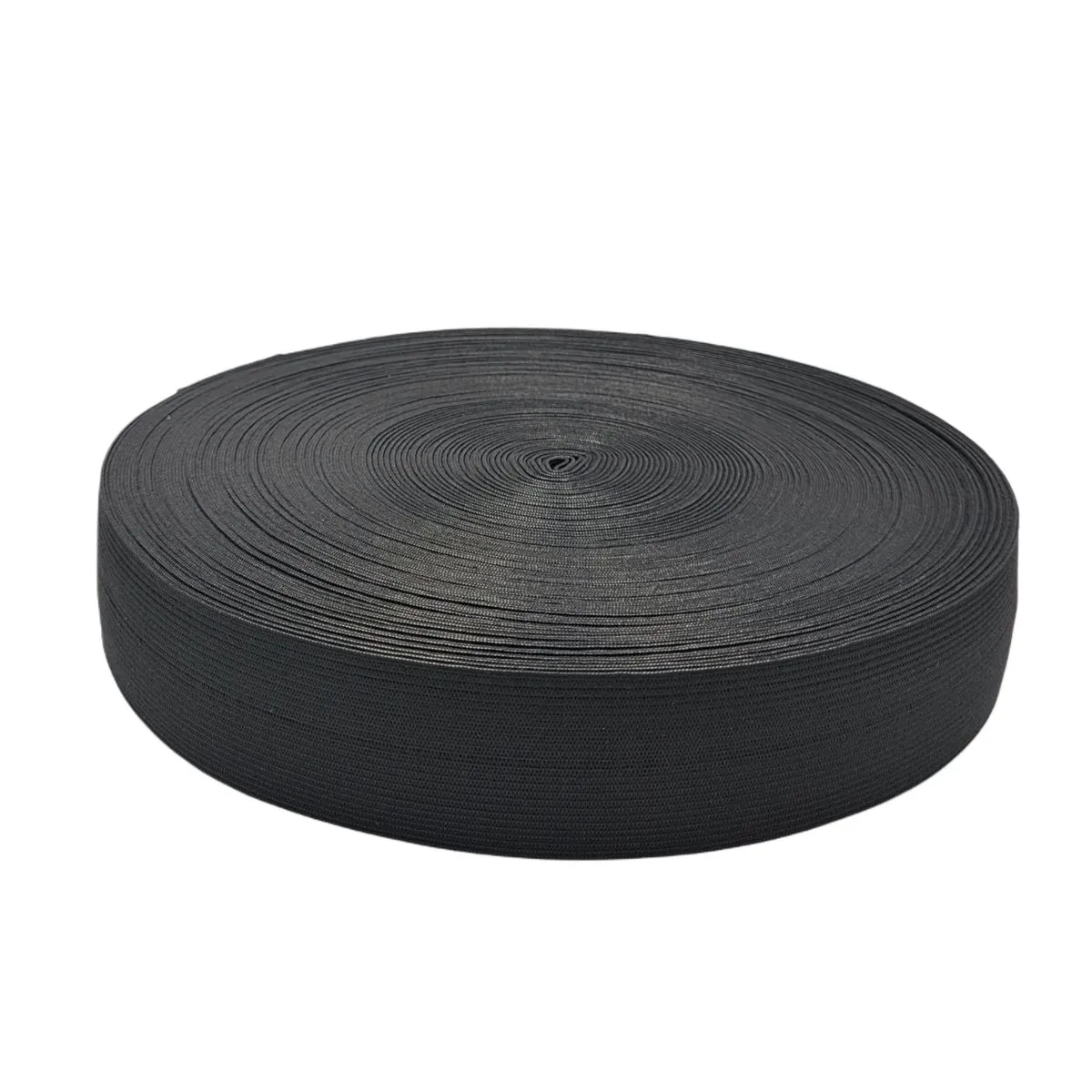 Black Elastic Roll 40mm x 50m - Durable and Flexible