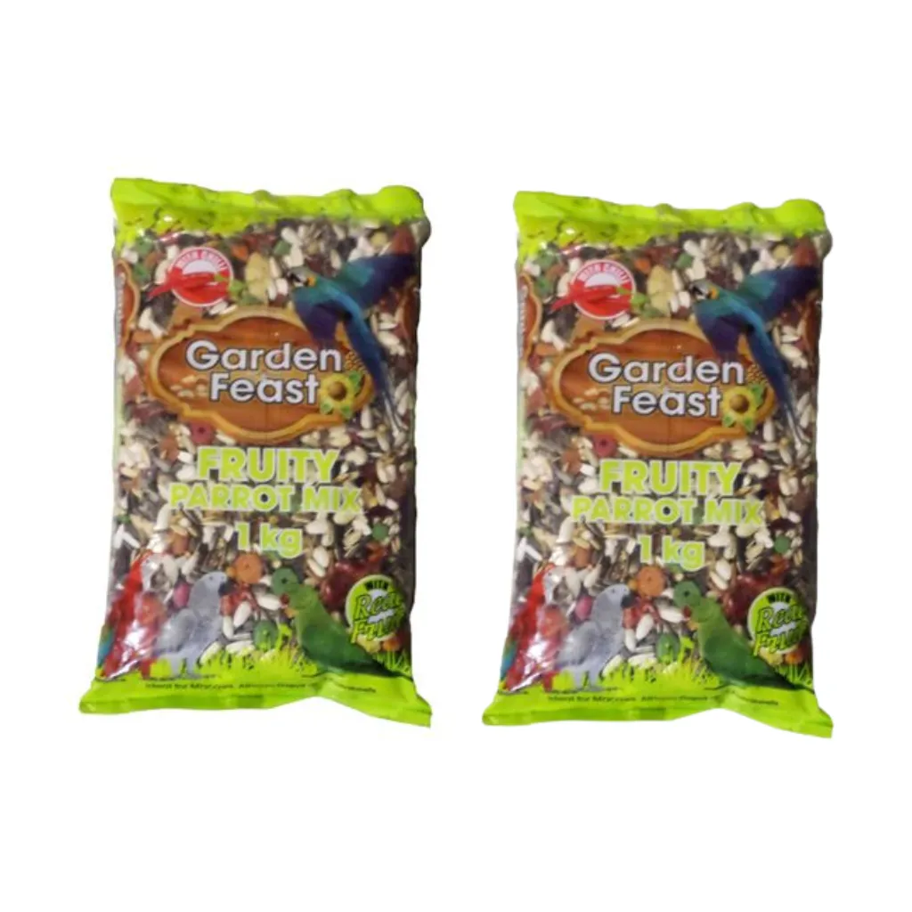 Garden Feast - Fruity Parrot Mix 2KG - 2 Pack