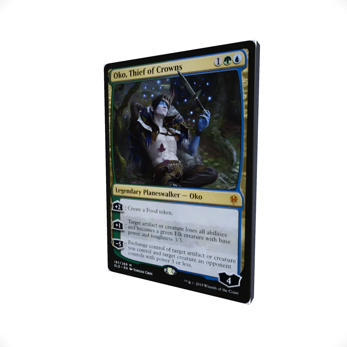 Oko, Thief of Crowns - Magic the Gathering Card Themed Mouse Pad