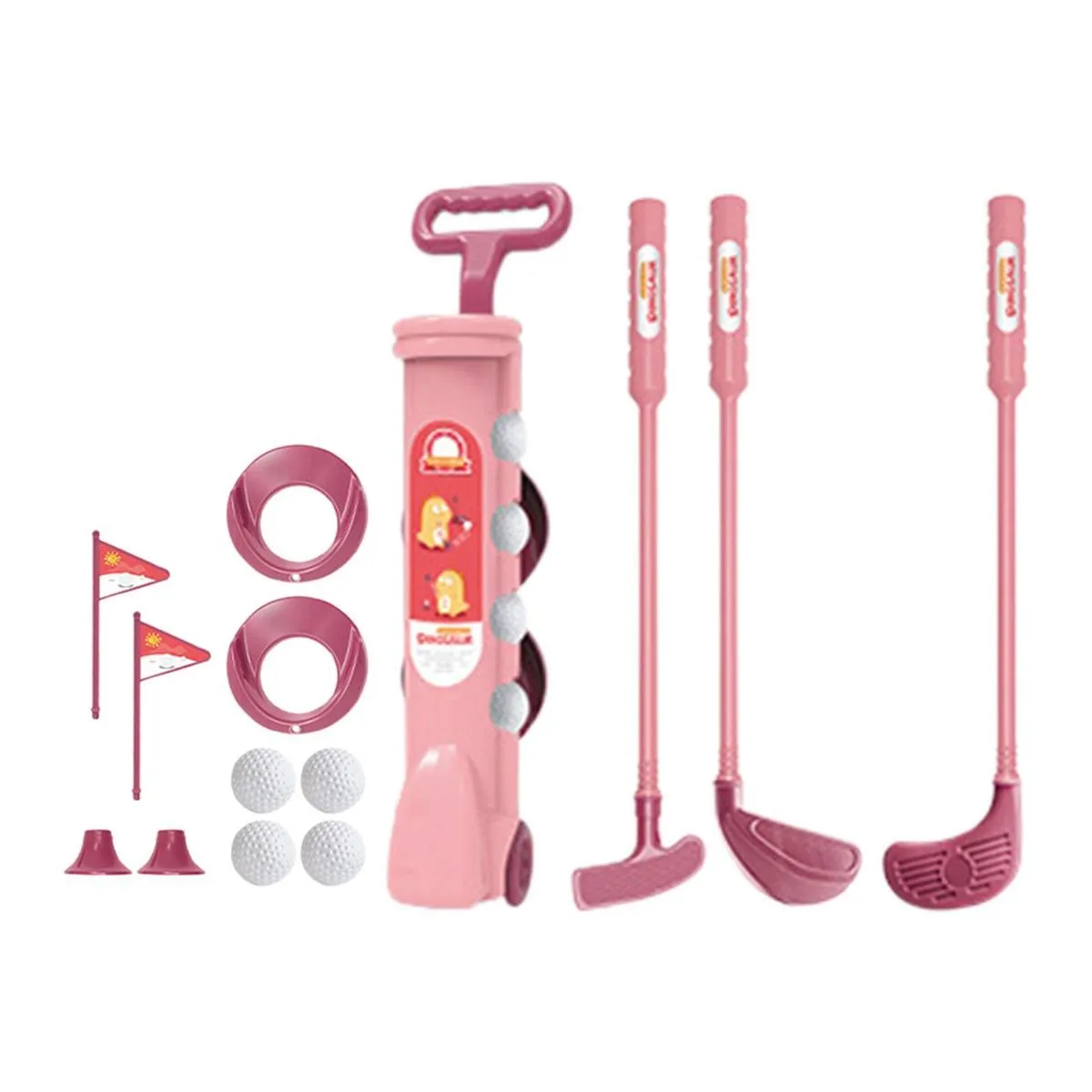 Kids Golf Set Mini Exercise Toy Golf Toys for 3 4 5 6 Year Old Birthday