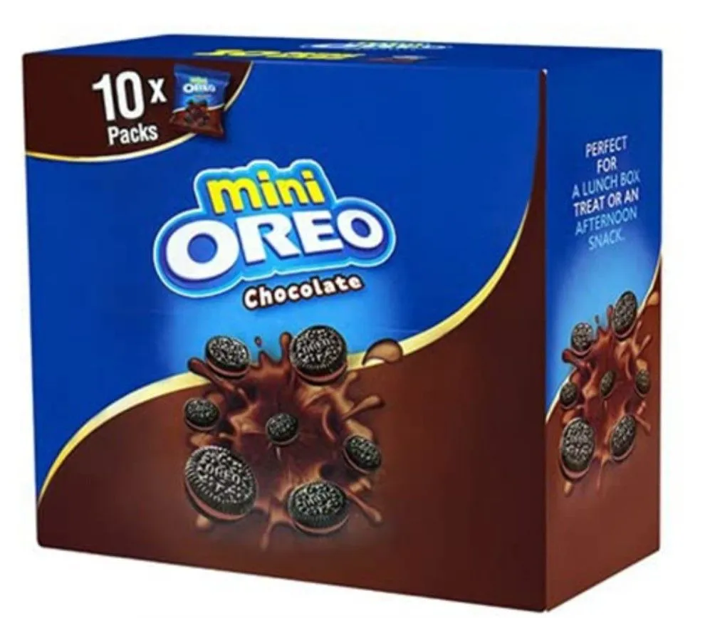 Mini Oreo Chocolate Crème Biscuits Multipack - 10 x Mini Bags