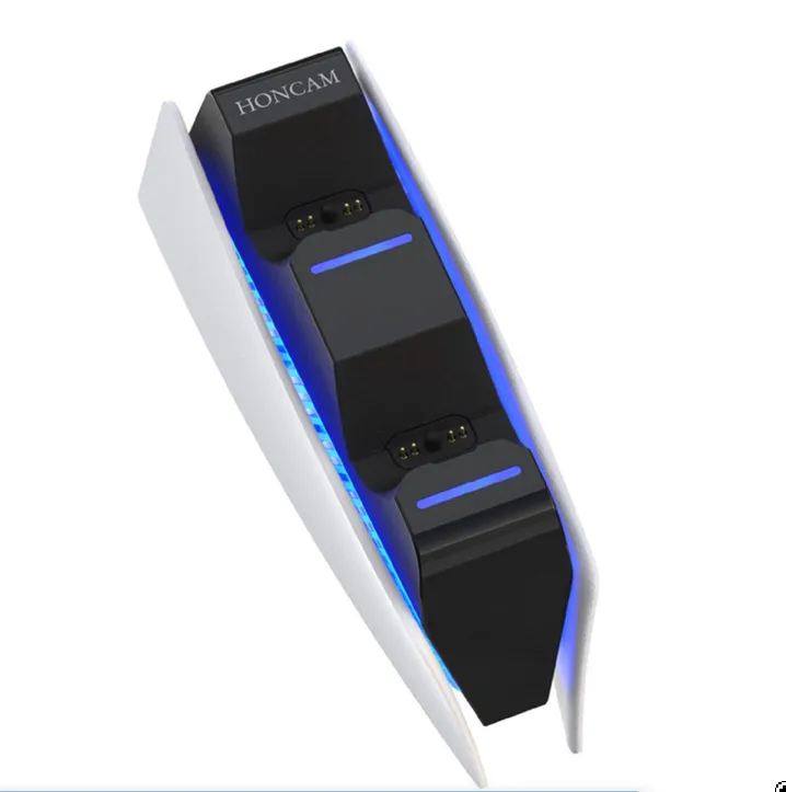 PS5 Dual Controller Charging Station with LED Charge State Indicator (GC)