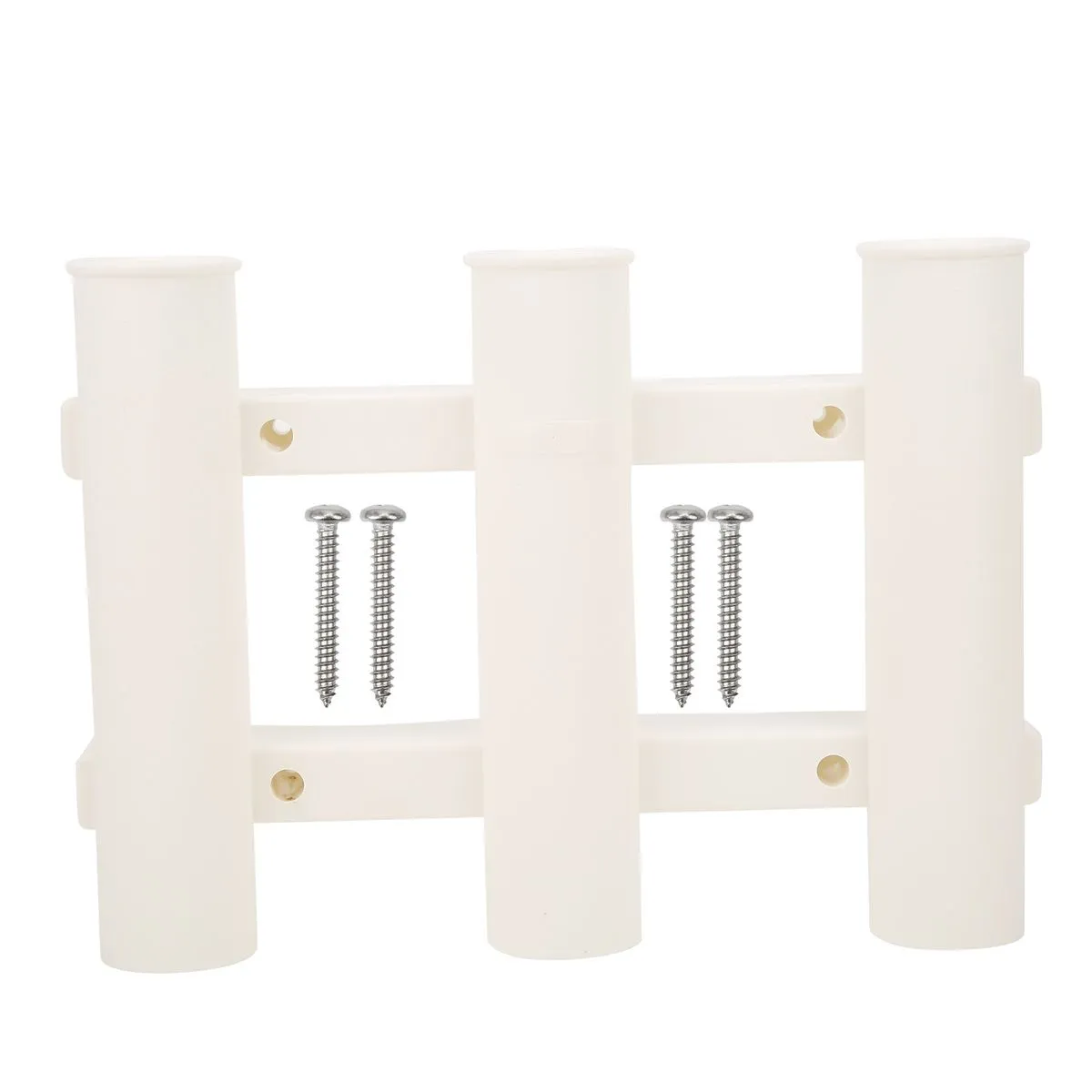 Wall Mount 3 Tube Rack White