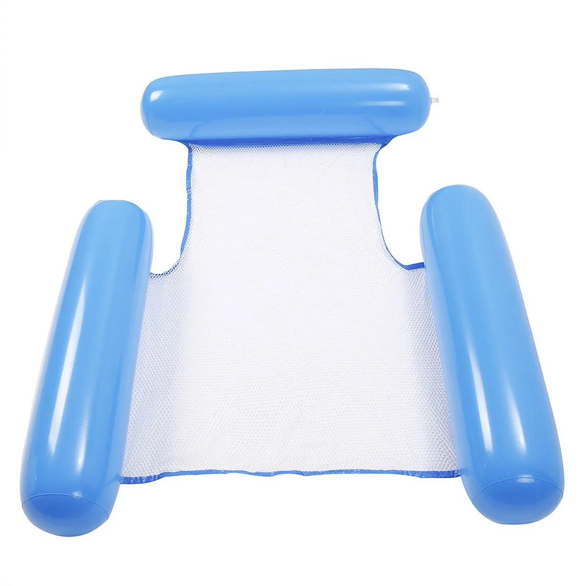 Water Hammock Recliner Inflatable Floating Swimming Mattress Sea Swimming - Blue