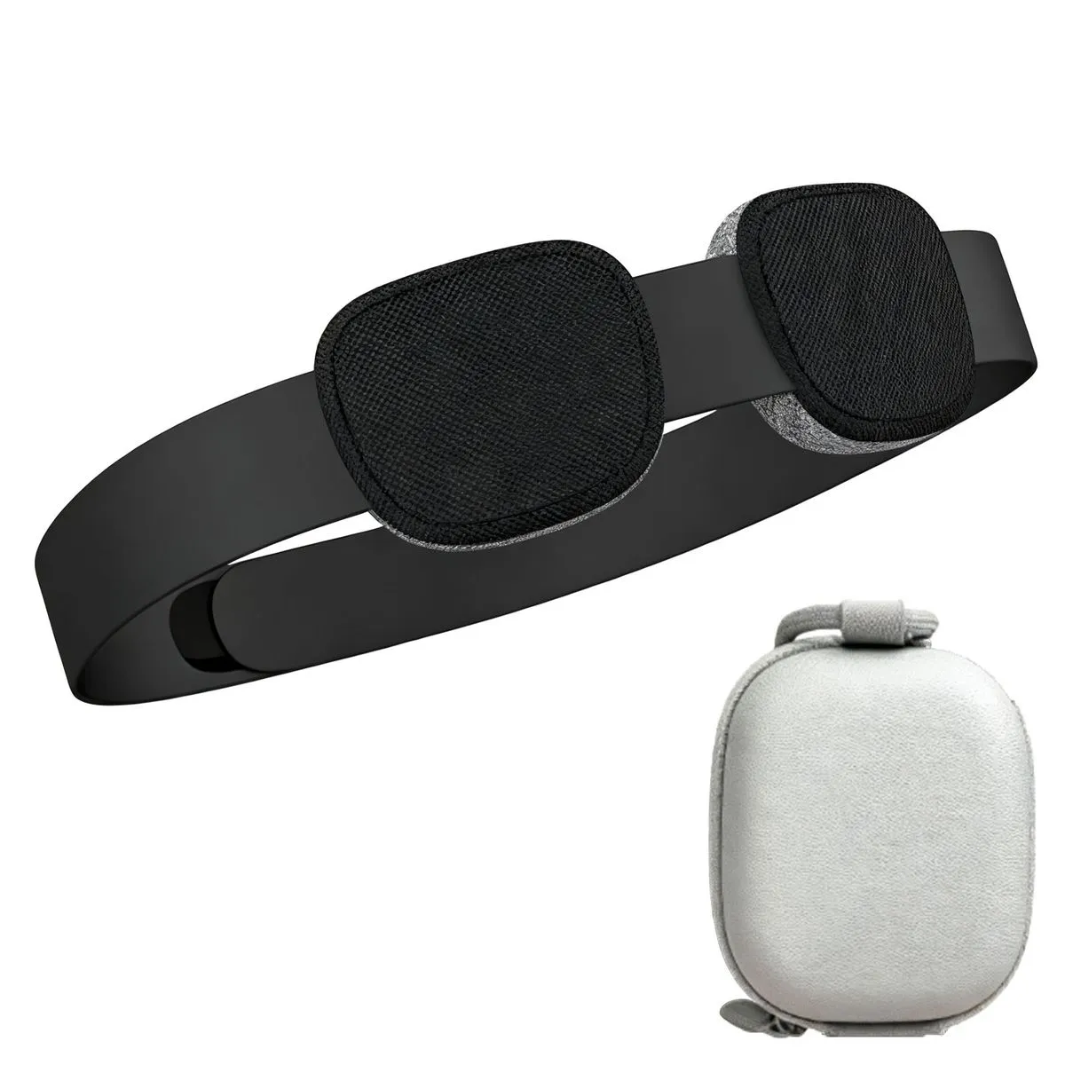 Sleep Mask for Eyes Eye Mask with Travel Storage Box-100% Light Blocking - Black