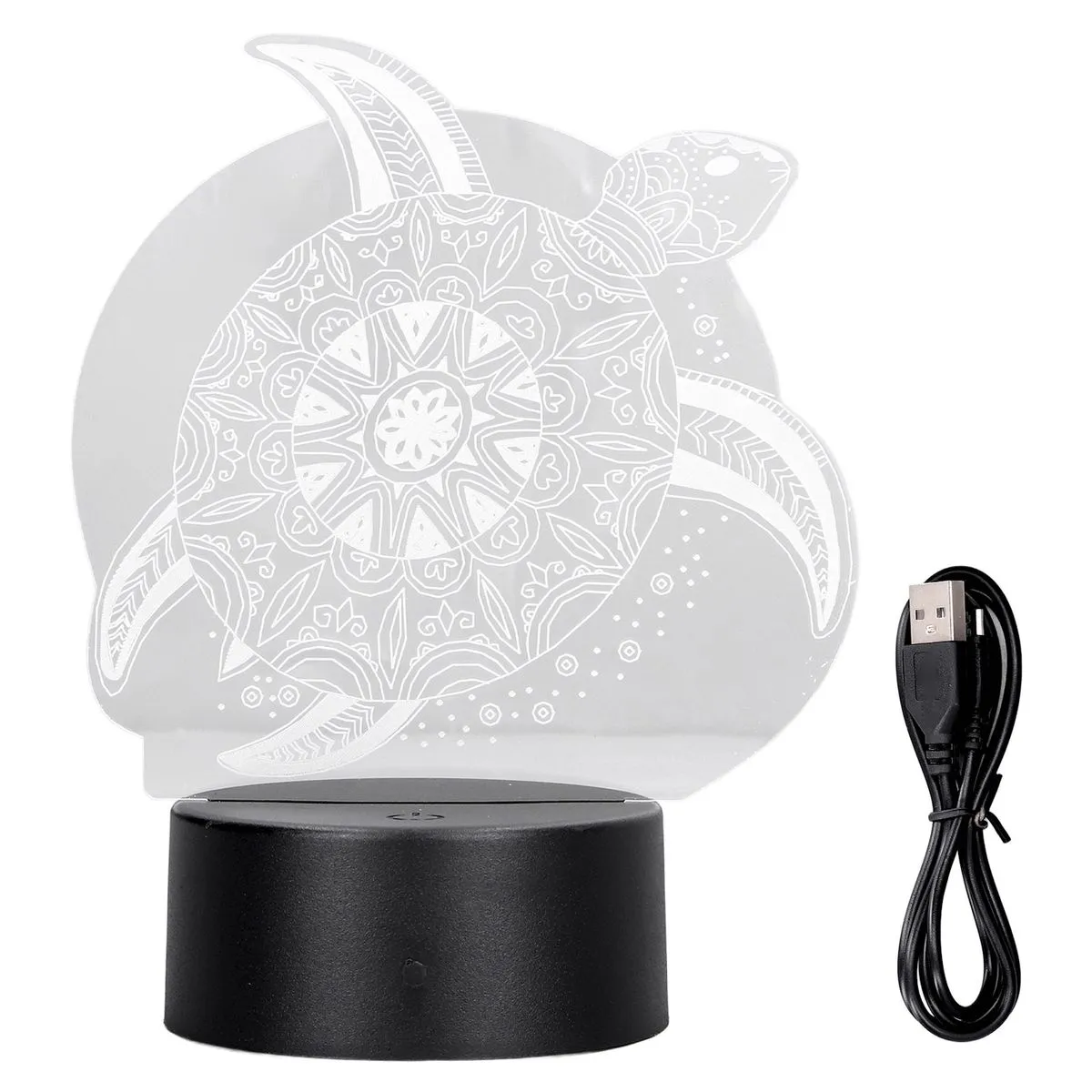 Sea Turtle 3D 7 - Color Touch - Changing LED Night Light