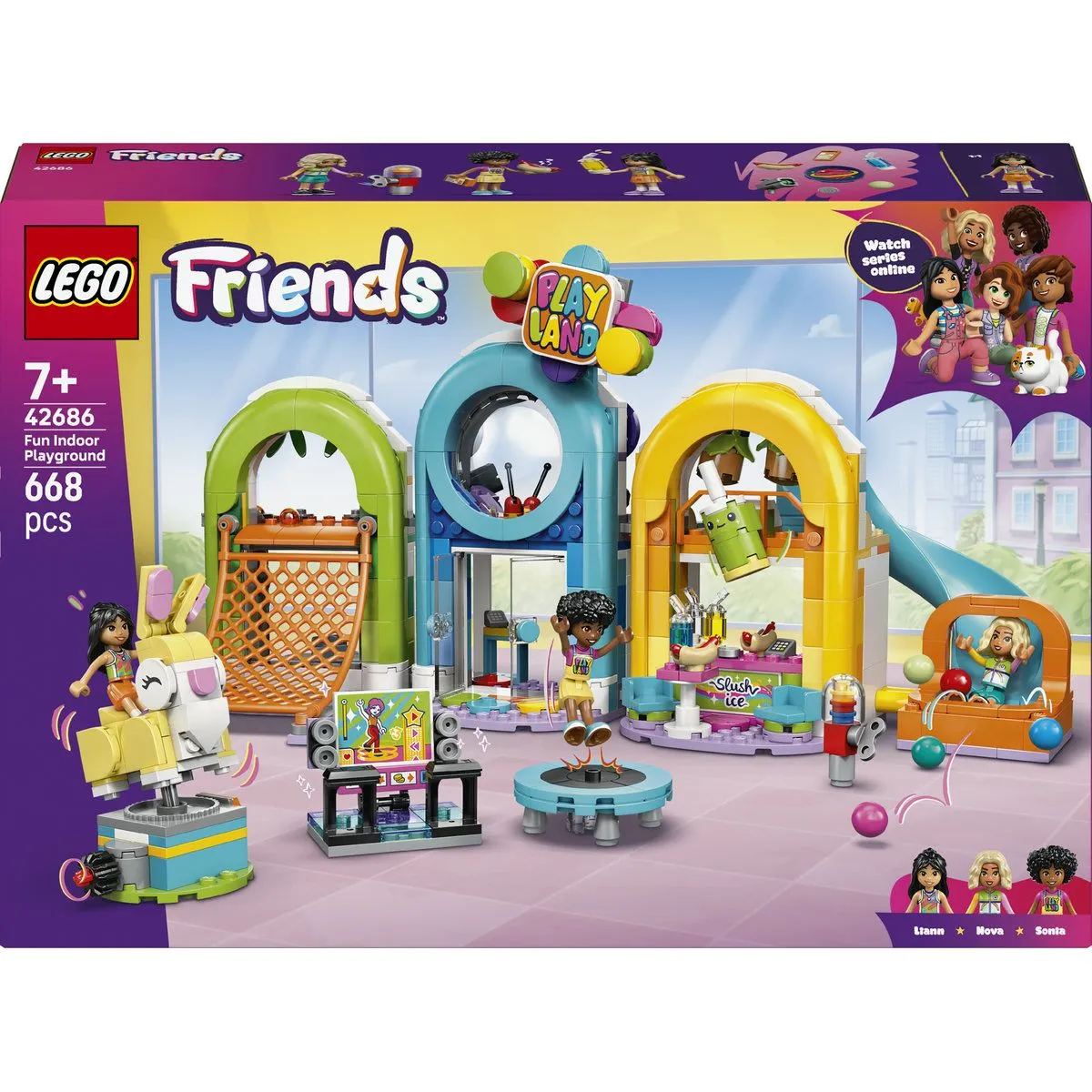 LEGO® Friends Fun Indoor Playground Pretend Play Set 42686