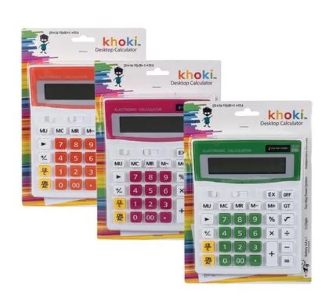 Khoki Calculators - 3 Pack