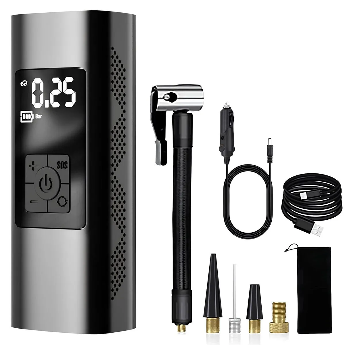 Portable Smart Pump Air Compressor Automatic Pump for Car Motorcycle