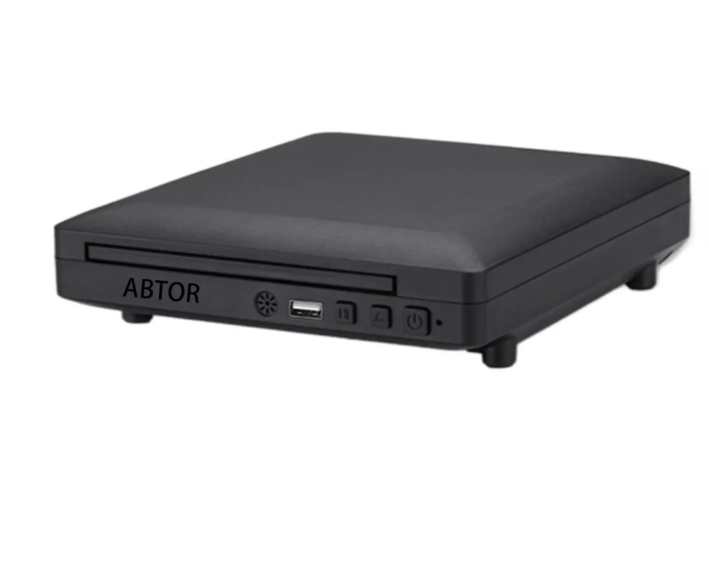 ABTOR Portable DVD Player, Supporting 4K Ultra HD 1080p, Black
