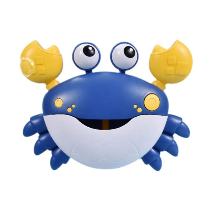 Crab Baby Bath Bubble Maker Bathtub Soap Bath Toy - Blue