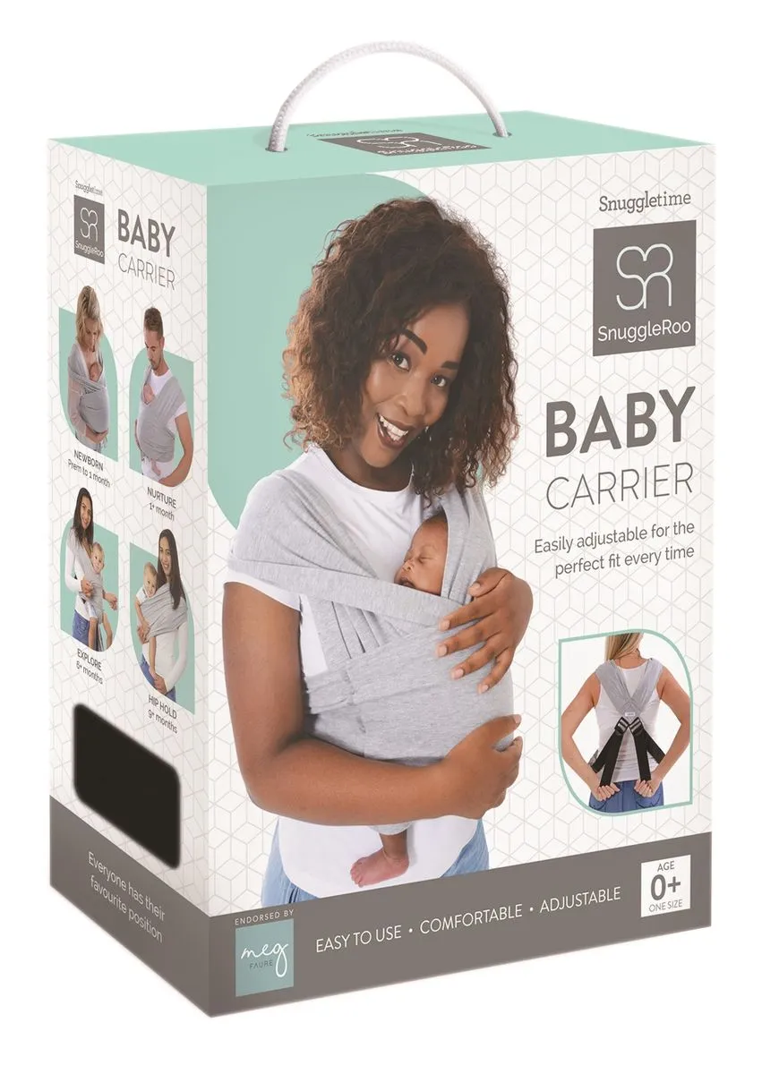 Snuggletime - SnuggleRoo Adjustable Baby Carrier - Black